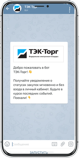 Чат-бот для электронной площадки ТЭК-Торг